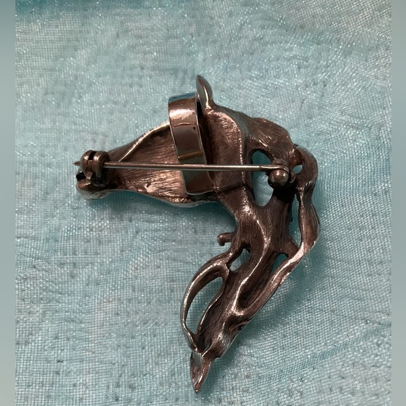 Gorgeous Horse Head Pendant .925 - Picture 3 of 11